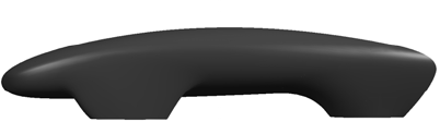CAD model of the shape of PAC-Car II